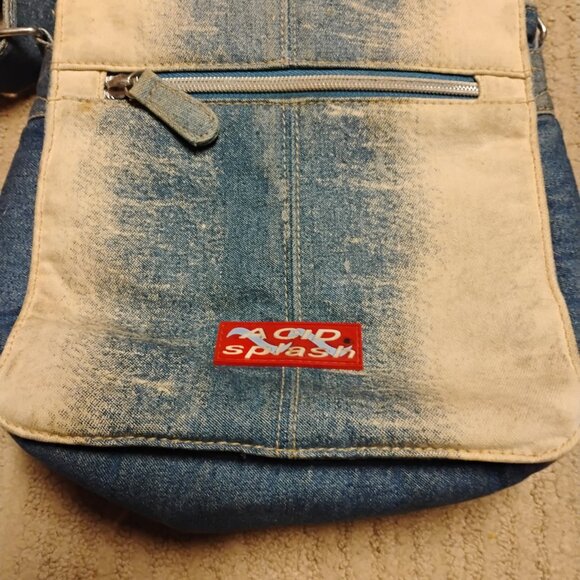 Acid Splash Denim Bag 💙 - Picture 2 of 8